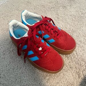 Adidas Gazelle Sneakers Red/Blue/Gum